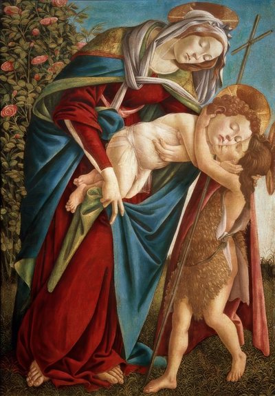 Madonna con Bambino e San Giovannino da Sandro Botticelli