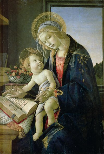 Madonna del Libro c. 1480-81 da Sandro Botticelli