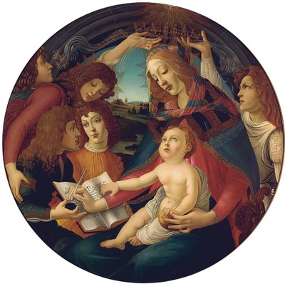 Madonna del Magnificat da Sandro Botticelli