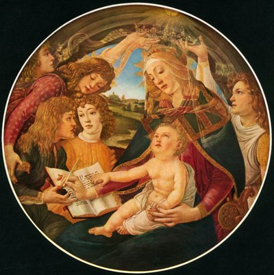 Madonna del Magnificat, 1481, 1937 da Sandro Botticelli