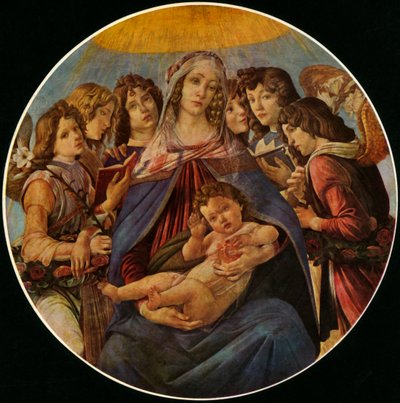 Madonna del Melograno, c1487, 1937 da Sandro Botticelli