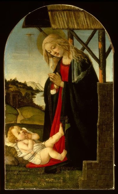 Maria adorando il bambino da Sandro Botticelli