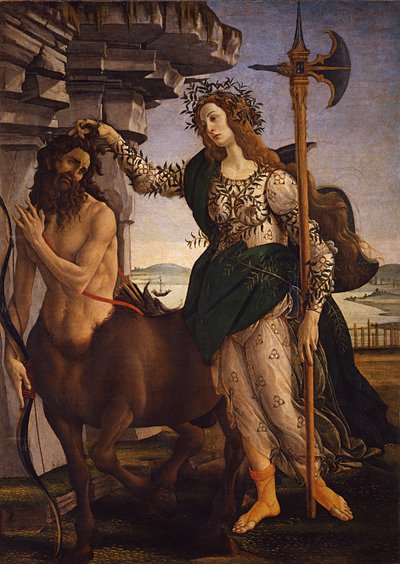Pallade Atena e il Centauro, 1482 da Sandro Botticelli