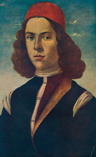 Ritratto di un giovane nobile fiorentino, XV secolo, 1907 da Sandro Botticelli