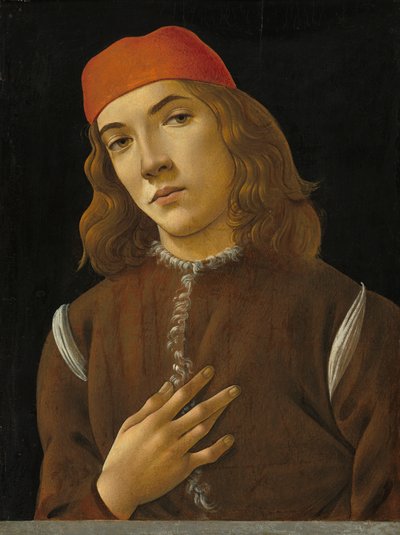 Ritratto di un giovane da Sandro Botticelli