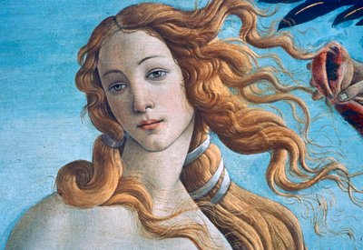 La nascita di Venere (dettaglio), c1485 da Sandro Botticelli