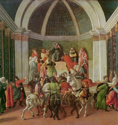 La storia di Virginia (dettaglio) da Sandro Botticelli