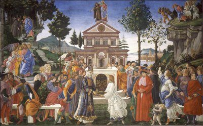 La tentazione di Cristo da Sandro Botticelli