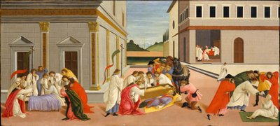 Tre miracoli di San Zenobio da Sandro Botticelli