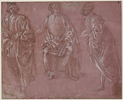 Tre figure vestite da Sandro Botticelli
