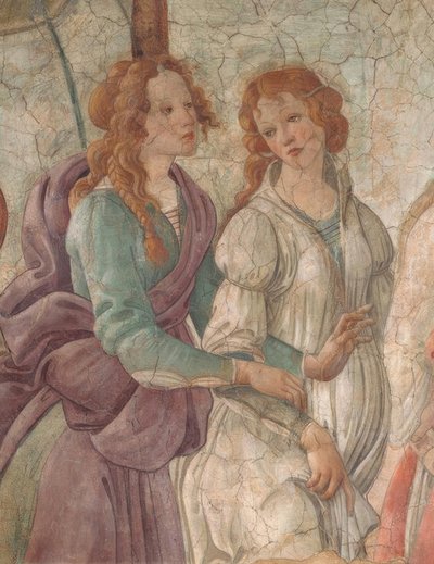 Venere e le Grazie offrono doni a una ragazza da Sandro Botticelli