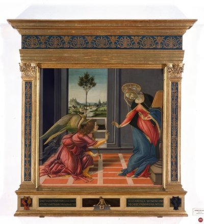 Annunciazione a Maria da Sandro Botticelli
