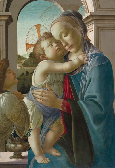 Vergine e Bambino con angelo da Sandro Botticelli