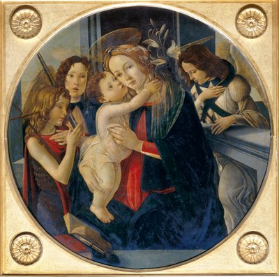 Madonna con Bambino, giovane San Giovanni Battista e angeli da Sandro and workshop Botticelli