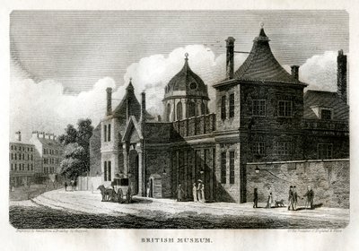 Museo Britannico, Londra, c1810 da Sands