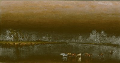 Mucche in uno Stagno al Tramonto da Sanford Robinson Gifford