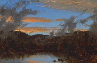 Nebbia che si alza al tramonto nei Catskills, c. 1861 da Sanford Robinson Gifford