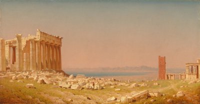 Rovine del Partenone da Sanford Robinson Gifford