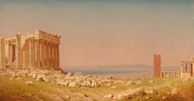 Rovine del Partenone da Sanford Robinson Gifford