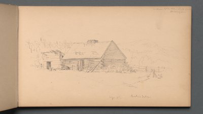 Taccuino, pagina 14: Cascate di Berlino, 2 settembre da Sanford Robinson Gifford