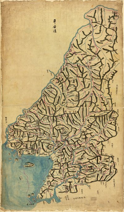 Chosŏn chido. LOC 83675009-7 da Sang Gi Chŏng