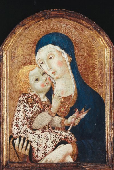 La Madonna e il Bambino da Sano di Pietro