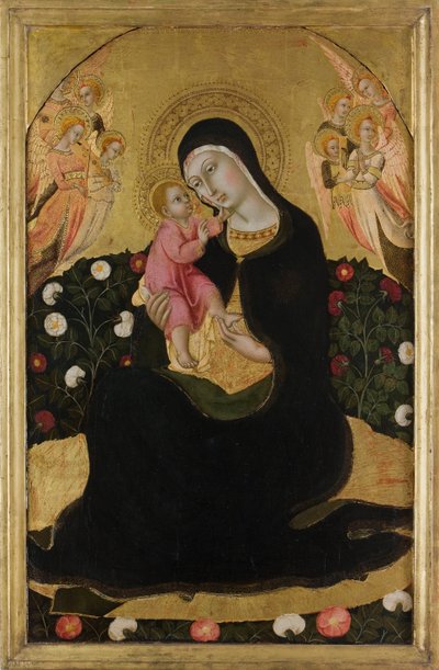 La Vergine e il Bambino con angeli Madonna dell
