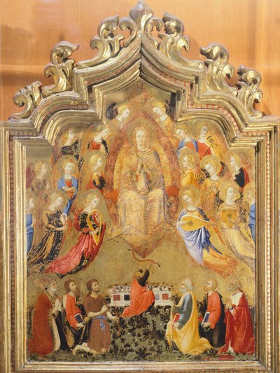 Assunzione della Vergine (dettaglio) da Sano di also Ansano di Pietro di Mencio Pietro