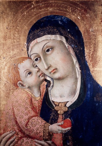 Madonna col Bambino da Sano di also Ansano di Pietro di Mencio Pietro