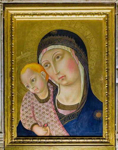 Madonna del Pilastro da Sano di also Ansano di Pietro di Mencio Pietro