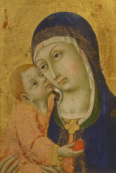 Madonna con Bambino da Sano di also Ansano di Pietro di Mencio Pietro