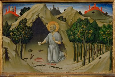 San Girolamo penitente ... da Sano di also Ansano di Pietro di Mencio Pietro