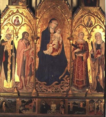 La Madonna con Bambino da Sano di also Ansano di Pietro di Mencio Pietro