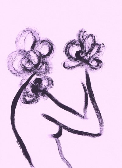Fiore nudo astratto da Santhosh ch