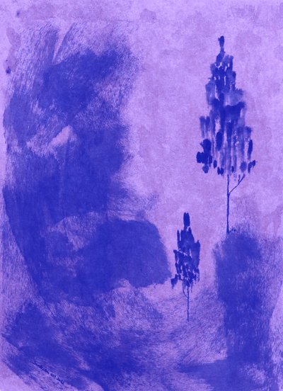 Sereni alberi viola da Santhosh ch