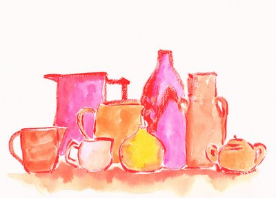 Composizione vivace in ceramica da Santhosh ch