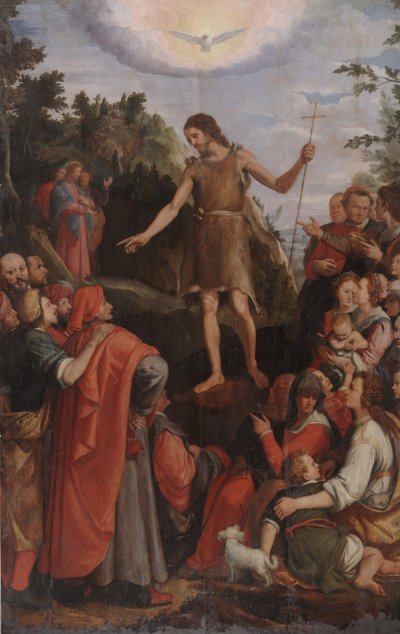 San Giovanni Battista predica nel deserto da Santi di Tito