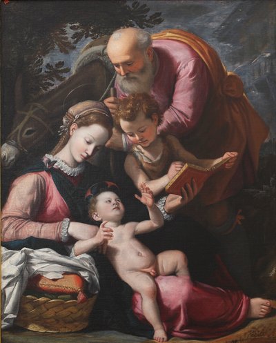 Il riposo durante la fuga in Egitto, XVI secolo da Santi di Tito