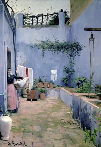 Patio interno da Santiago Rusinol i Prats