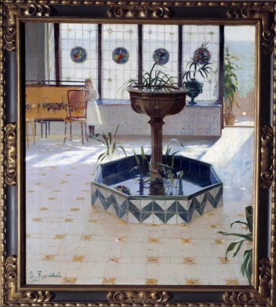 La fontana sotto la veranda da Santiago Rusinol i Prats