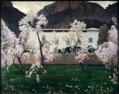 Mandorli in fiore da Santiago Rusiñol