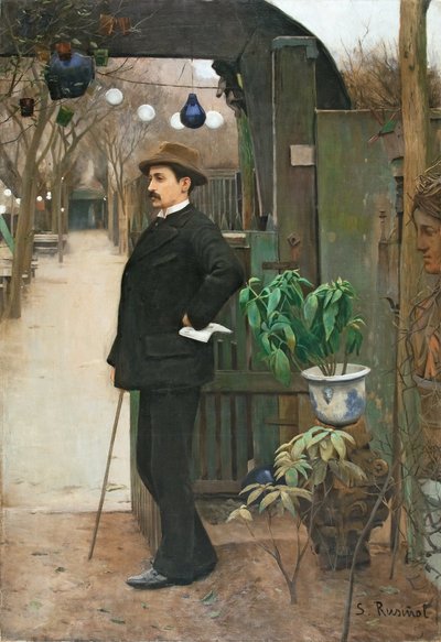Ritratto di Miquel Utrillo da Santiago Rusiñol