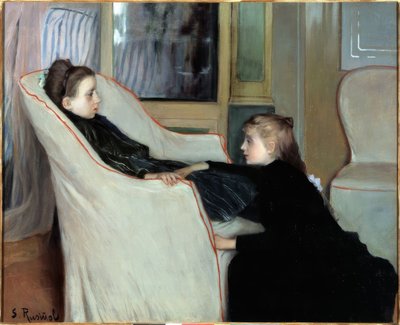 La ragazza convalescente da Santiago Rusiñol