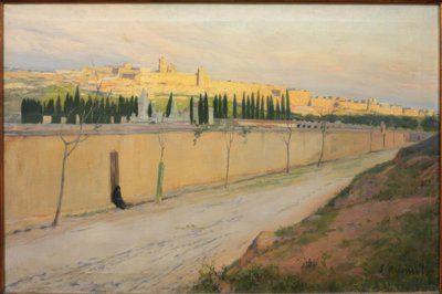 Strada verso il cimitero da Santiago Rusiñol