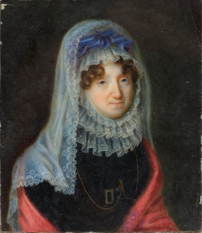 Ritratto di Lucy Byng, Contessa Vedova di Bradford (1766-1844), c.1806-44 da Santo Panario