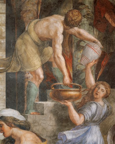 Incendio nel Borgo da Sanzio of Urbino (workshop) Raphael
