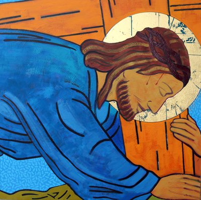 Gesù cade sotto la croce da Sara Hayward
