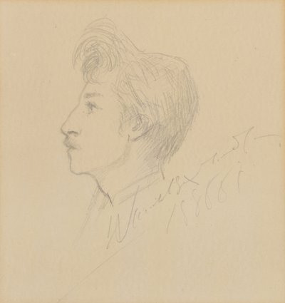 Ritratto di W. Graham Robertson da Sarah Bernhardt