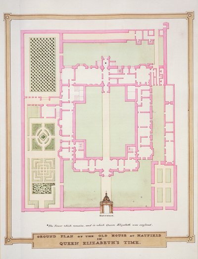 Piano Terra della Vecchia Casa a Hatfield ai Tempi della Regina Elisabetta da 
