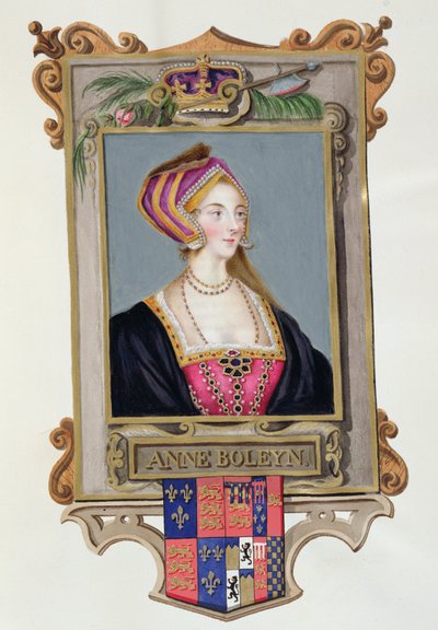 Ritratto di Anna Bolena, seconda regina di Enrico VIII, da giovane, da 